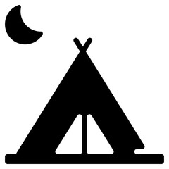 Camping Site Vector 