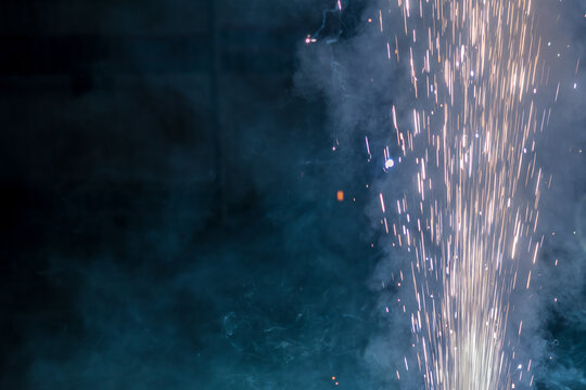 Diwali fireworks image of fireworks during the auspicious Diwali festival.
