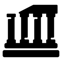 Pillar Building Vector 