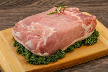 Pork meat piece for cooking
