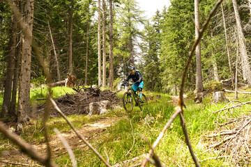 Biken auf den 3-L&auml;nder-Endurotrails