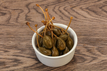 Caper berries in the bowl