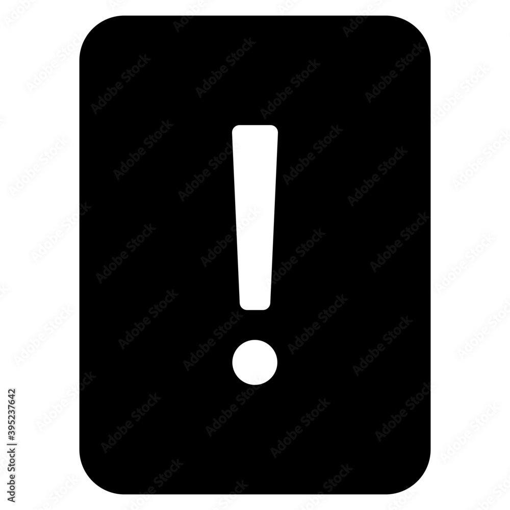 Poster Error Symbol Vector 