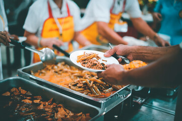charity food for the poor : the concept hunger in society