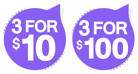 Set Sale banners design template, discount tags, great offers, vector illustration