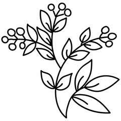 Flower Design Element 