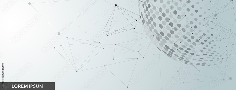 Aufkleber halftone circle. vector planet symbol. abstract dotted globe illustration on white background