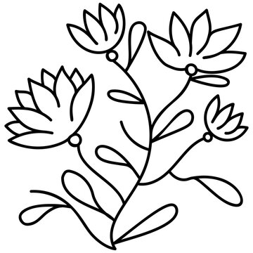 Flower Tattoo Element 