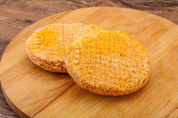 Raw chicken cutlet for roast