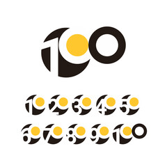 100 Years Anniversary Celebration Vector Template Design Illustration