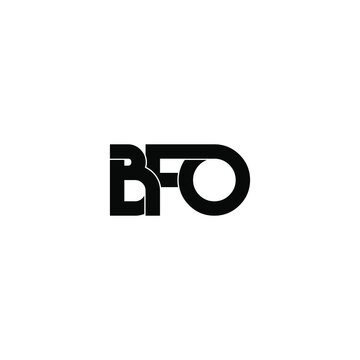 bfo letter original monogram logo design