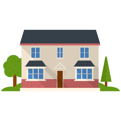 House Building Vector 