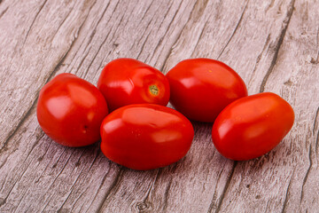 Red bright tasty tomato heap