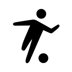 Silhouette of people playing football on white background.