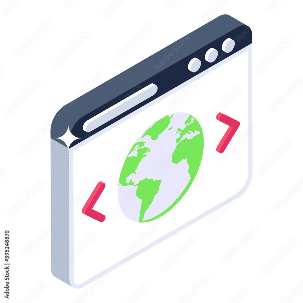 Poster web page with stopwatch showcasing website speed test icon
