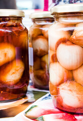 Jars Of Aritisan Pickled Onions