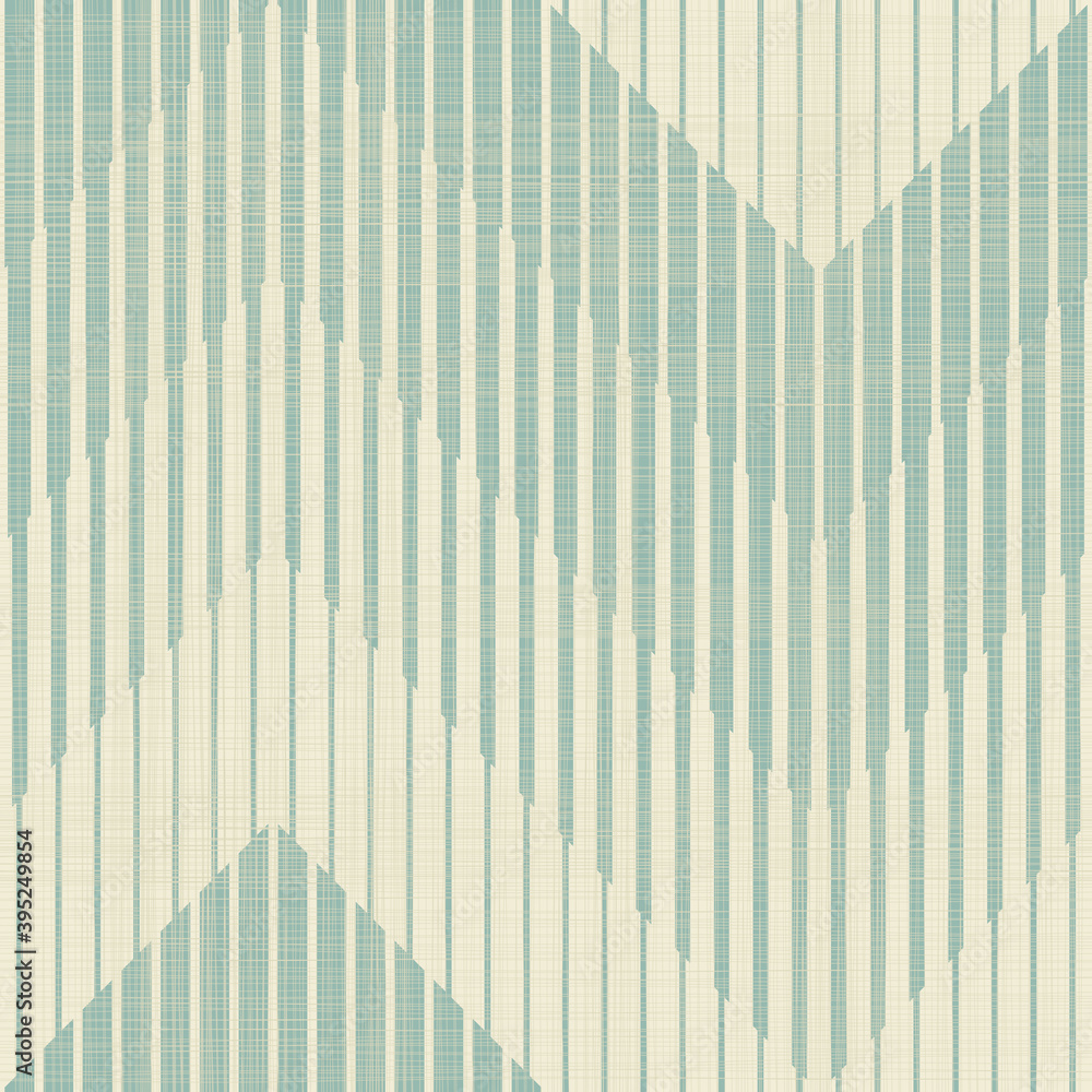 Aufkleber Abstract seamless striped geometric pattern on texture background in retro colors. Creative vector pattern for ceramic tile, wallpaper, linoleum, textile, web page background.