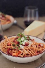 Vegetarische Pasta Bolognese