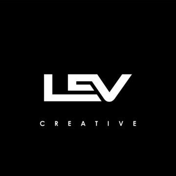 LEV Letter Initial Logo Design Template Vector Illustration