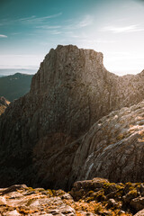 rocks in the mountains