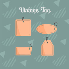 Vintage Style Sale Tags Design