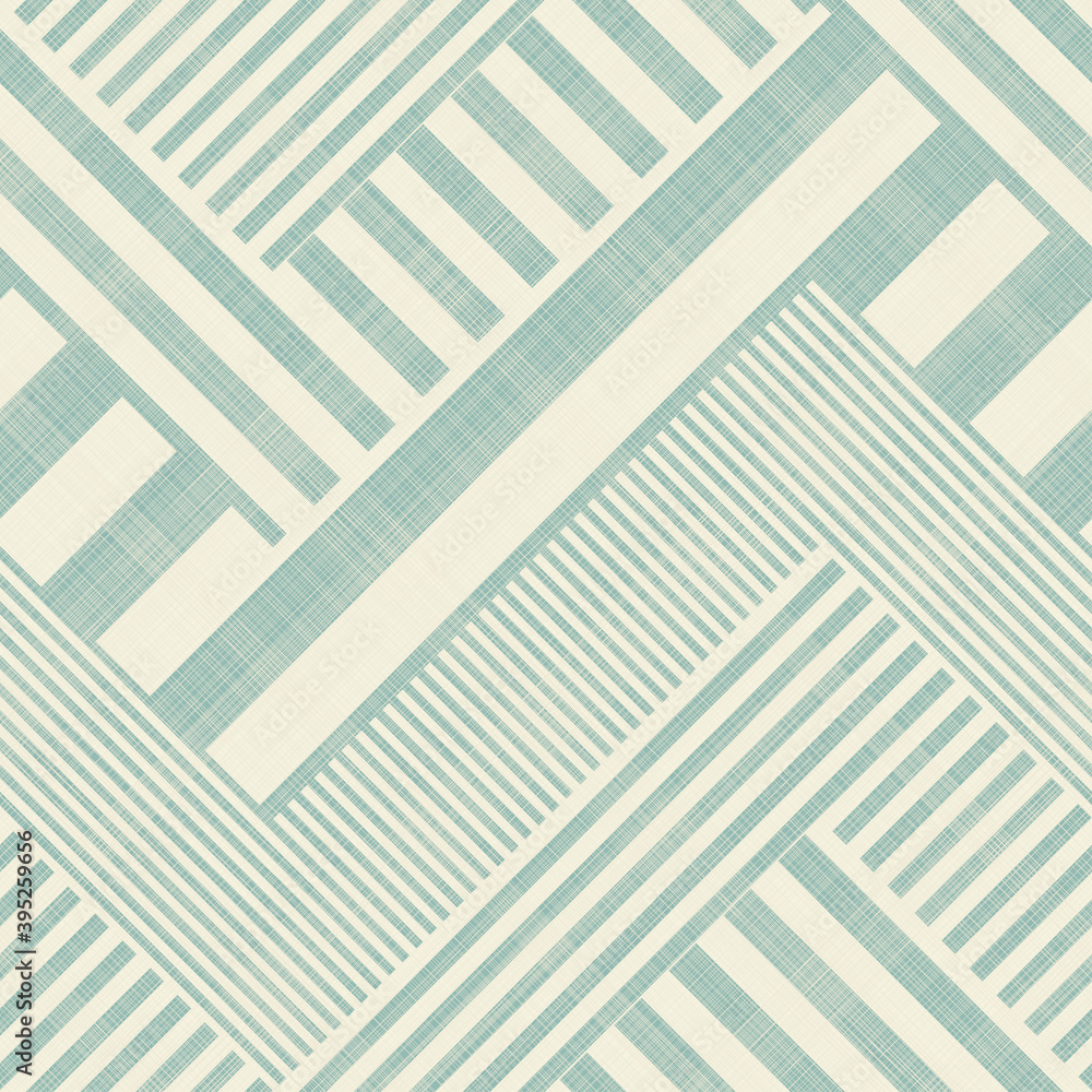 Poster Abstract seamless striped geometric pattern on texture background in retro colors. Creative vector pattern for ceramic tile, wallpaper, linoleum, textile, web page background.