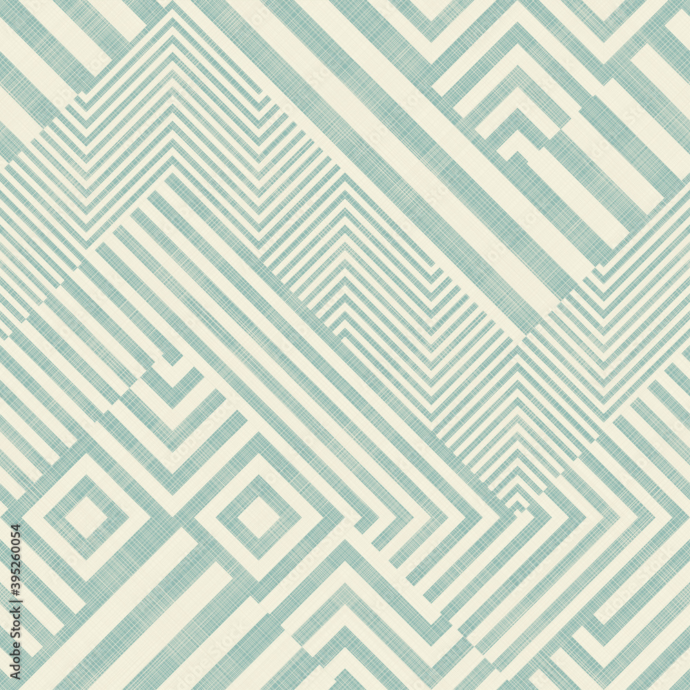 Aufkleber abstract seamless striped geometric pattern on texture background in retro colors. creative vector p