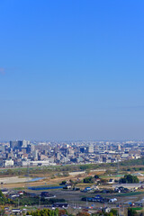 仙台市遠望　那智が丘団地より北方を望む