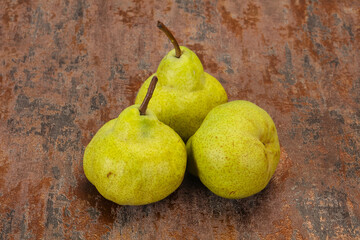 Sweet tasty Green pear heap
