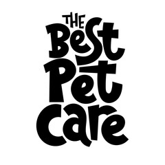 Lettering about pet