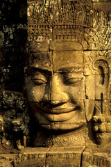 CAMBODIA SIEM REAP ANGKOR THOM BAYON TEMPLE