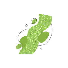 Modern abstract backgrounds elements set on white background vector illustration 