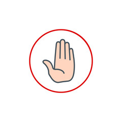 stop! No Face Mask, No Entry Wrong and Right Wear red line Icon banner isolated on white background. No entry without face mask sign. Coronavirus covid19 prevention creative illustration banner.