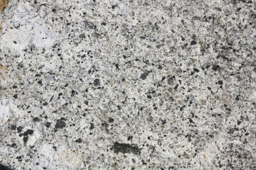 Granite bolder surface. Intrusive igneous rock.