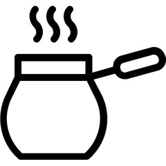 
Cooking Pot Flat Vector Icon
