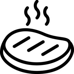 
Steak Flat Vector Icon
