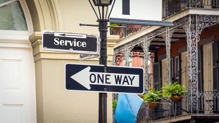 Street Sign to Service