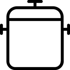 
Cooking Pot Flat Vector Icon
