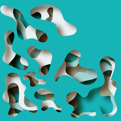 background in paper style, layout design for business presentations, flyers, posters