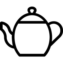 Obraz premium Electric Kettle Flat Vector Icon 
