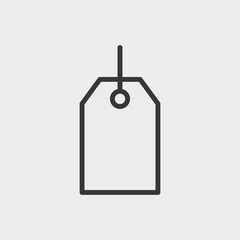 Price tag icon isolated on background. Label symbol modern, simple, vector, icon for website design, mobile app, ui. Vector Illustration