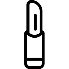 
Lipstick Vector Line Icon
