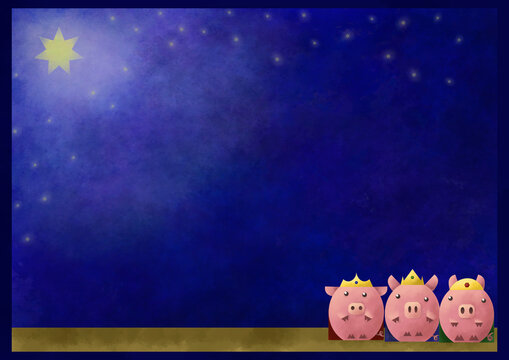 los tres cerditos magos