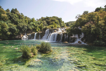 Krka national park waterfalls