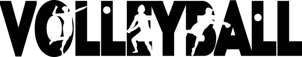 Volleyball isolated on the white background. Vector illustration