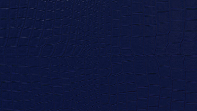 Blue crocodile skin texture. Natural crocodile skin background close. 3D-rendering