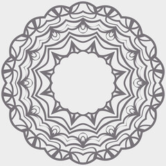 Abstract design elements rosette. Vector illustration