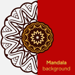 mandala background for wedding invitation, book cover. Oriental pattern, vector illustration. Islam, Arabic, Indian, turkish, pakistan, chinese, mystic, ottoman motifs. vector illustration