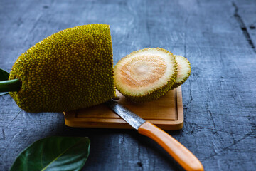 Jackfruit sliced ​​fruit