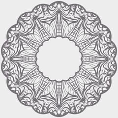 Abstract design elements rosette. Vector illustration